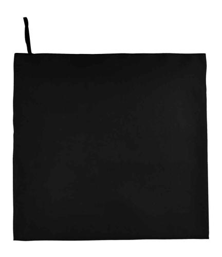 SOL'S Atoll 100 Microfibre Bath Sheet - BLK - ONE